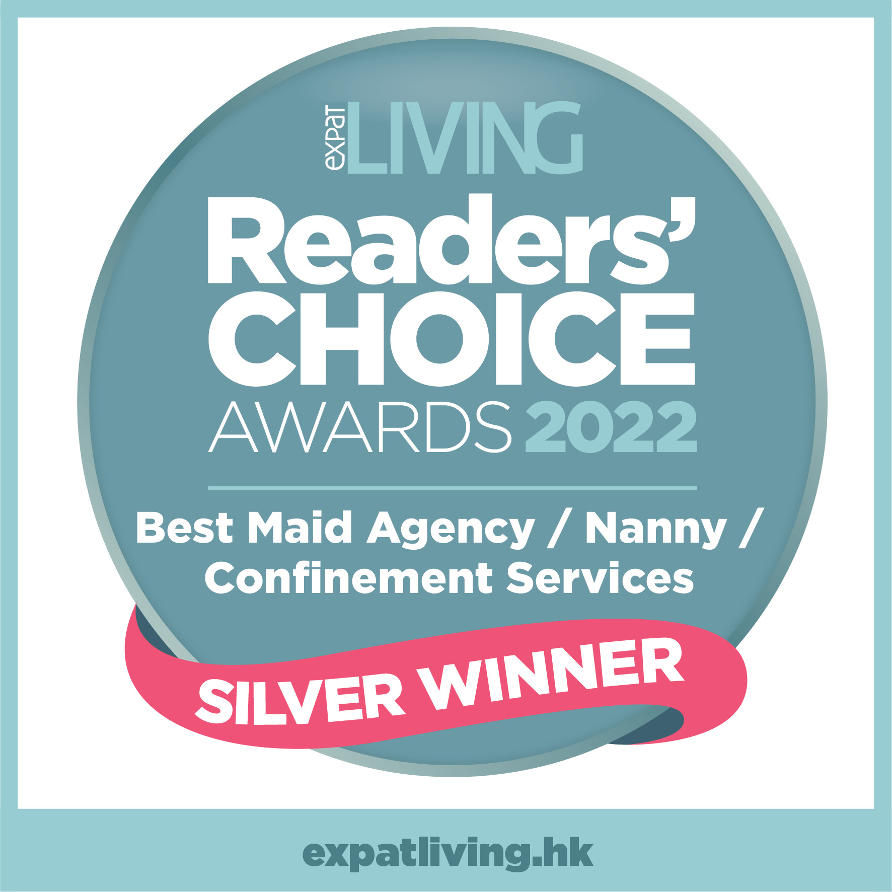 Silver winner of the Reader's Choice Awards 2022 for Employment Agency